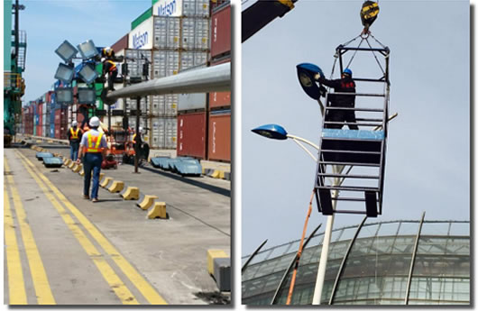 明东、宜东、张华浜三大码头集装箱堆场